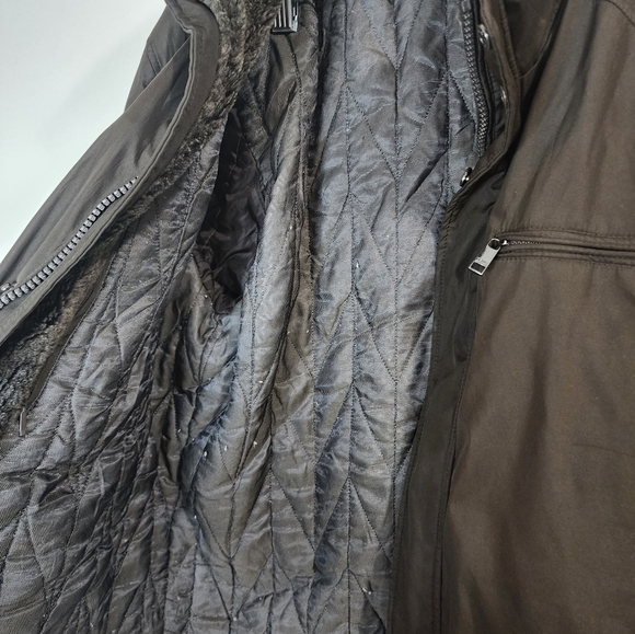 Marc New York Andrew Mark Mens Large Zip Snap Bomber Style Multi Pocket Jacket - Picture 10 of 12